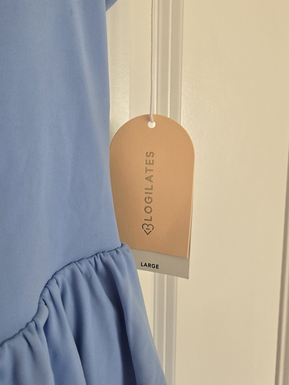 NWT Blogilates Women's Mommy & Me Princess Bow Back Dress, Blue - Picture 8 of 9
